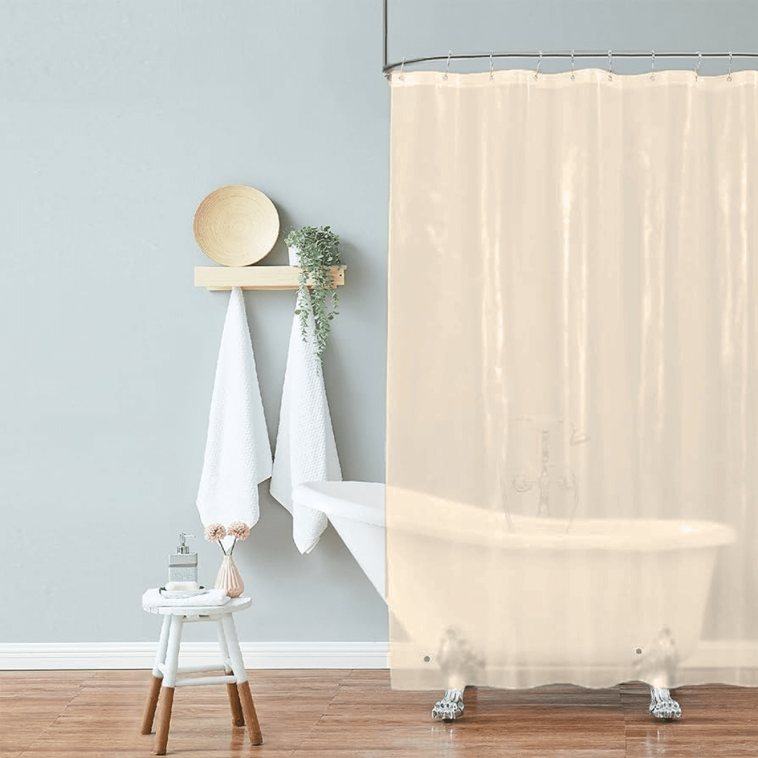 LINER WATERPROOF PLAIN BATHROOM CURTAIN