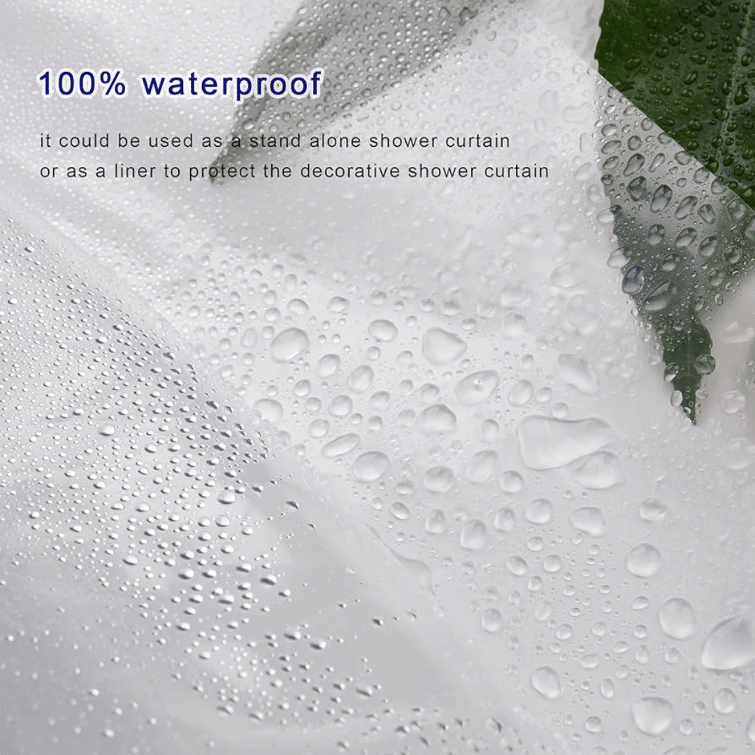 LINER WATERPROOF PLAIN BATHROOM CURTAIN