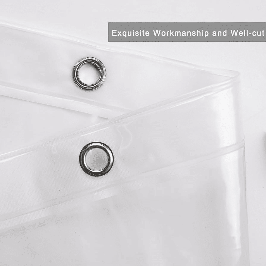 LINER WATERPROOF PLAIN BATHROOM CURTAIN
