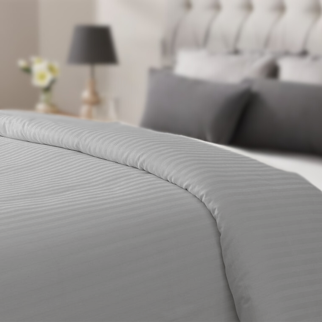 COMFYB LUXURY 100% COTTON SATIN DUVET COVER SOLID