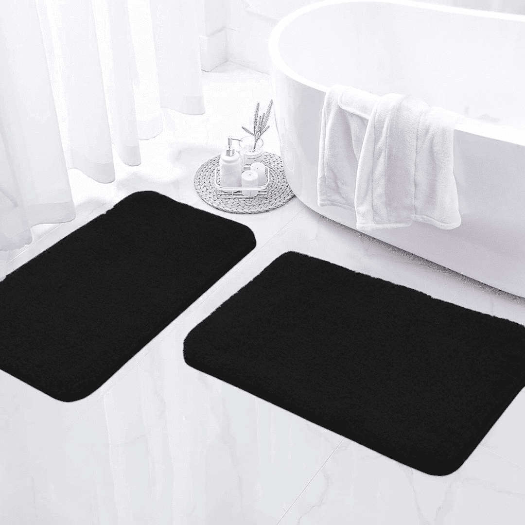 FLUFFY FERETA BATHMAT SET 2 PIECES