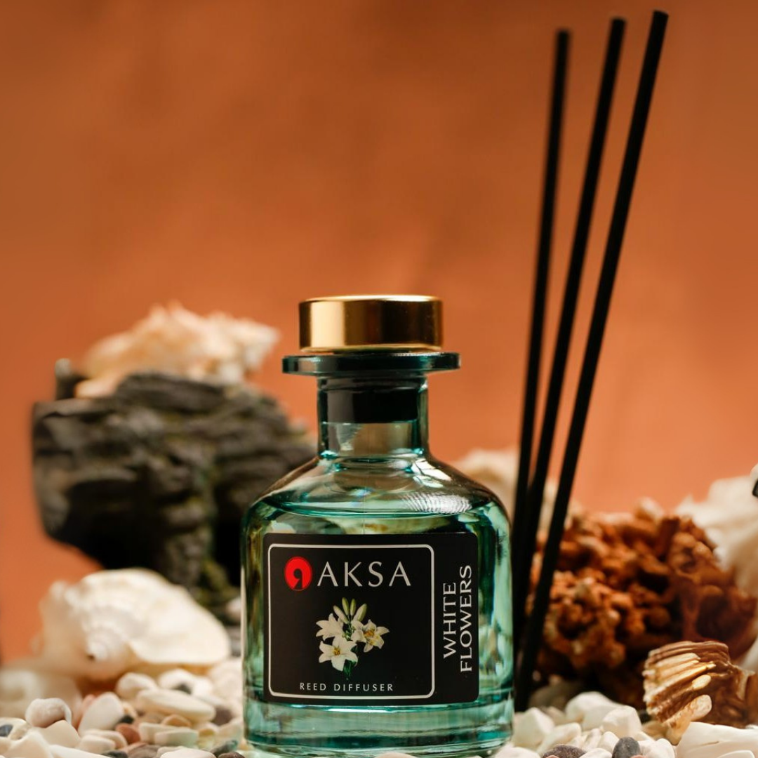 AKSA REED DIFFUSER 120ML WHITE FLOWERS