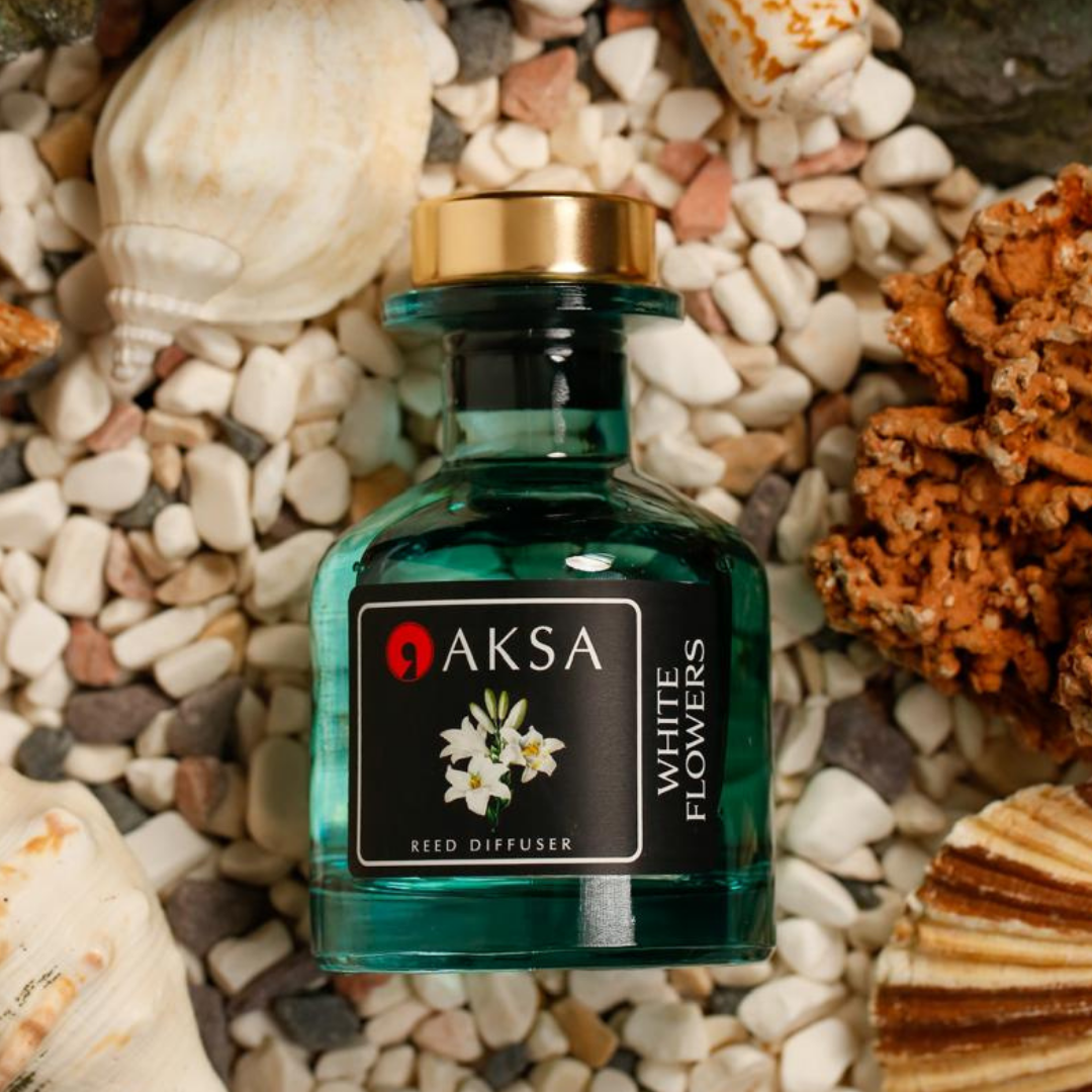 AKSA REED DIFFUSER 120ML WHITE FLOWERS
