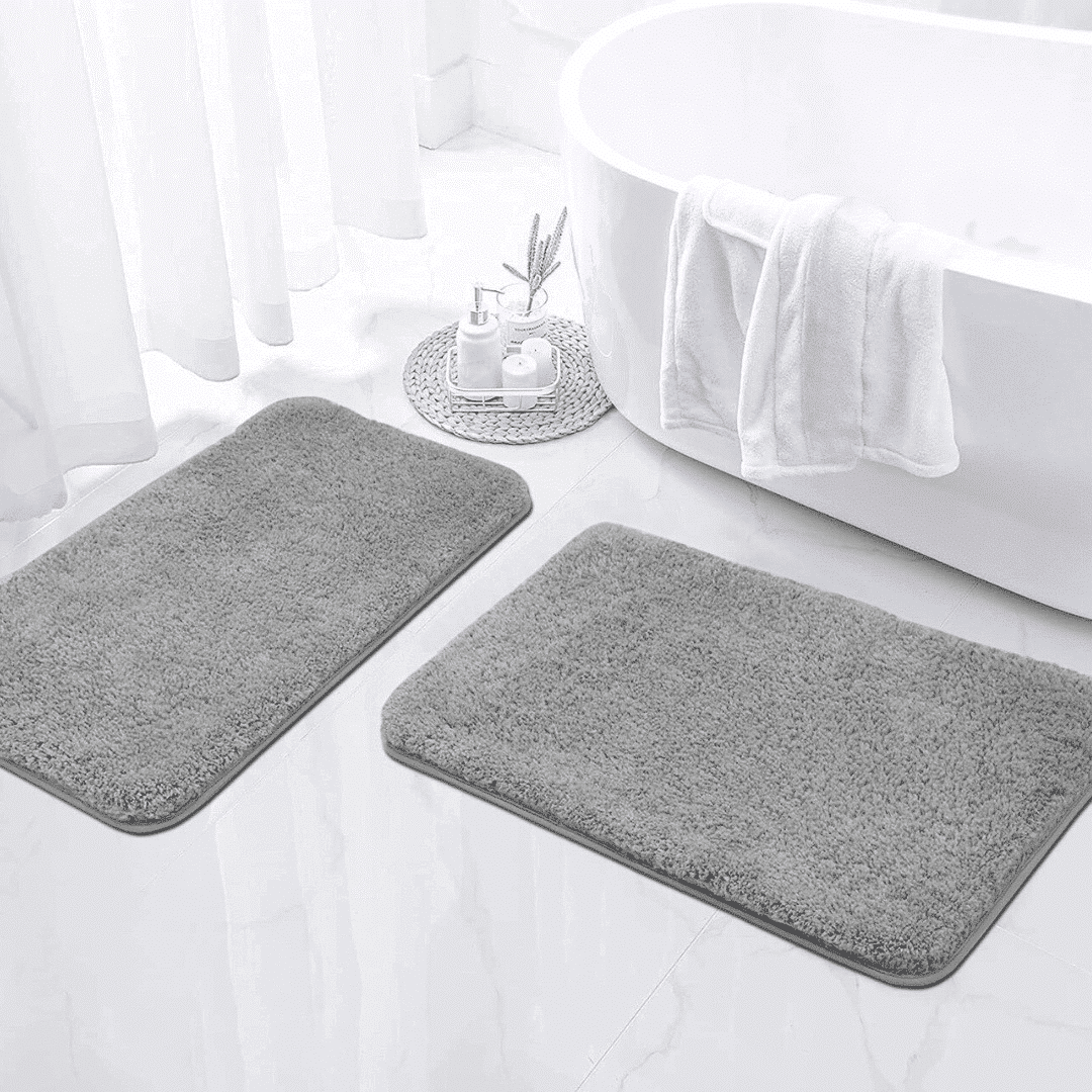 FLUFFY FERETA BATHMAT SET 2 PIECES