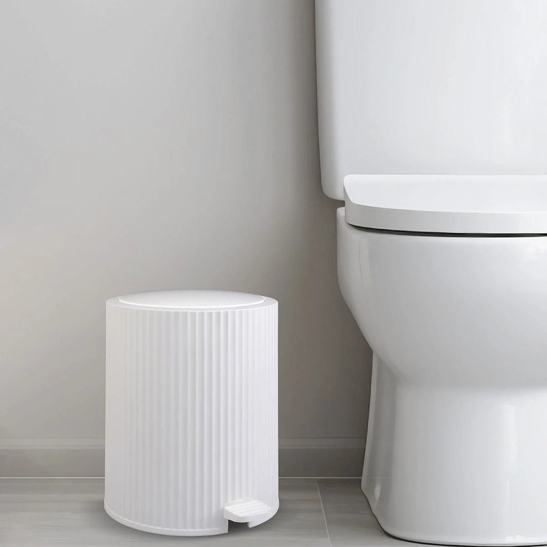 OKY COLISEUM ROUND TRASH CAN WITH PEDAL
