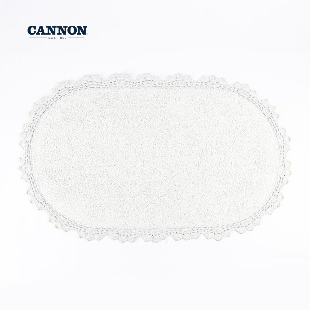 CANNON OVAL 100% COTTON BATHMAT 1 PIECE