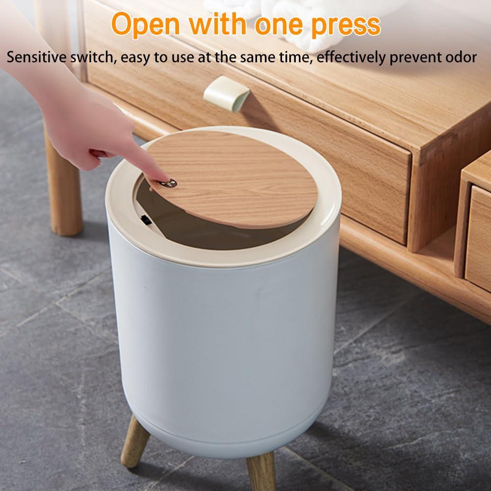 KEPO TRASH CAN WITH LID & 3 FEET ROUND