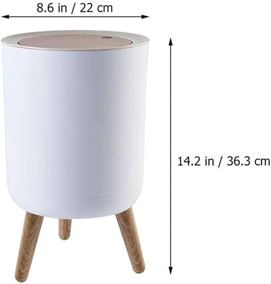 KEPO TRASH CAN WITH LID & 3 FEET ROUND