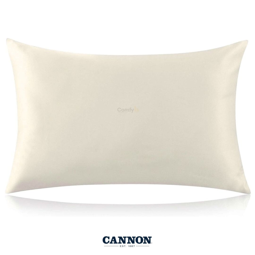 CANNON 100% NATURAL SILK PILLOWCASE 1-PIECE