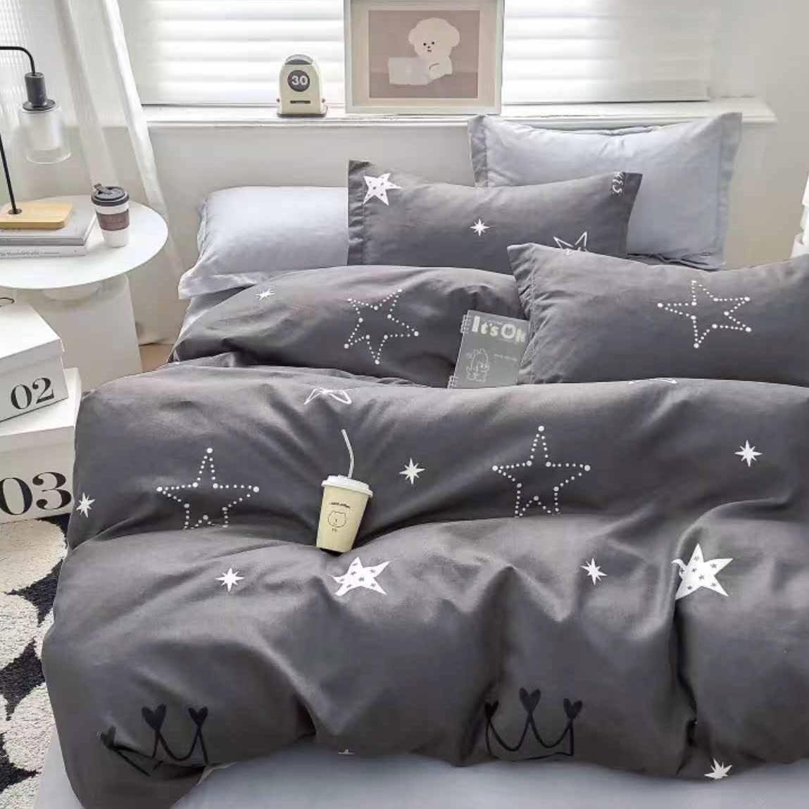 DESI MICROFIBER AYM PRINTED BEDDING SET