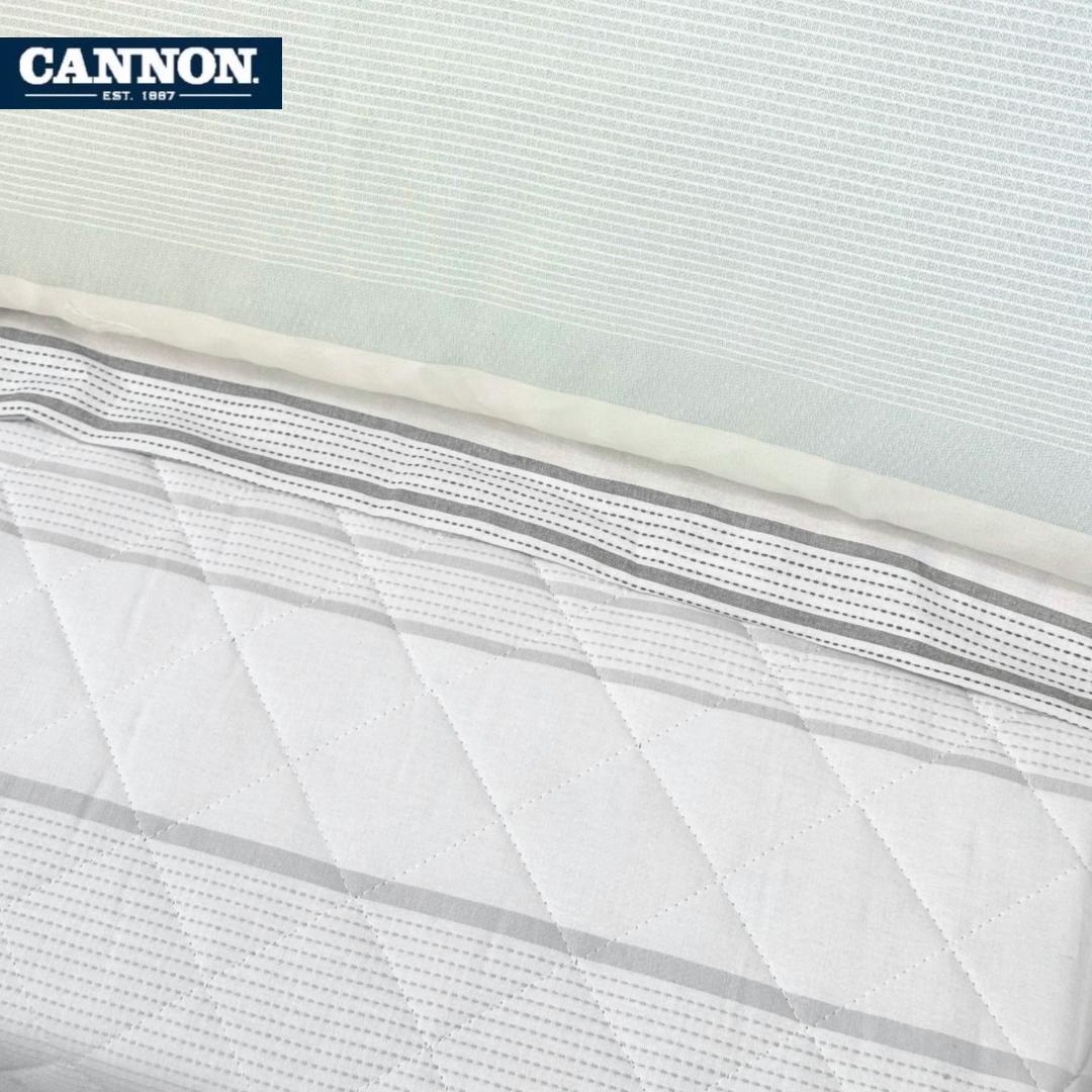 CANNON 100% COTTON PRINTED BEDSPREAD SET 3-PIECE NABS