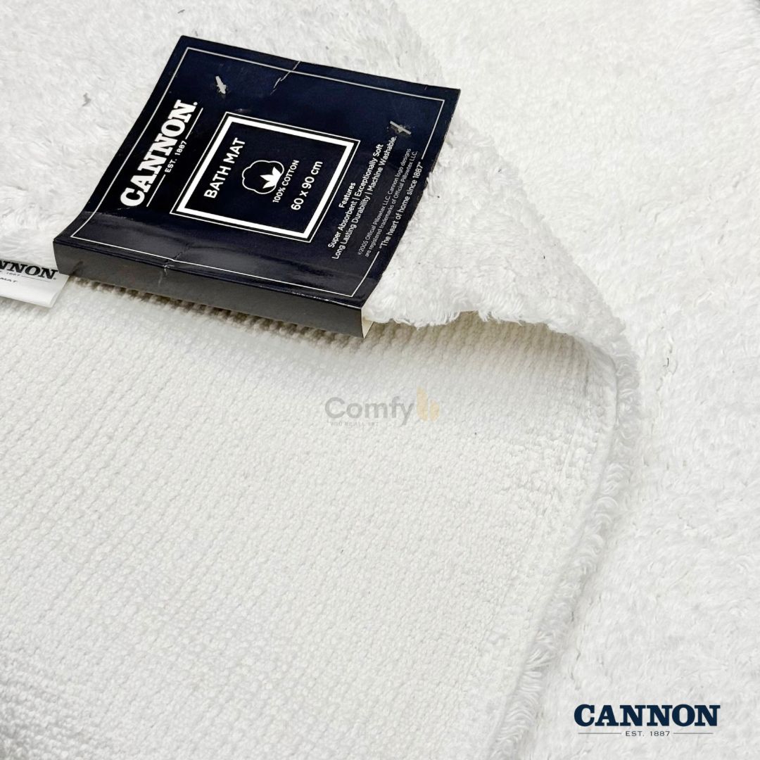 CANNON 100% COTTON SOLID BATHMAT