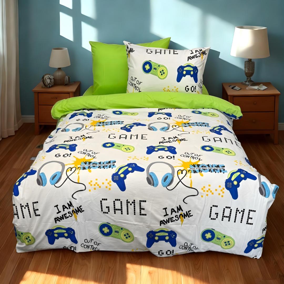 COMFYB 100% COTTON PLAYSTATION BED SET