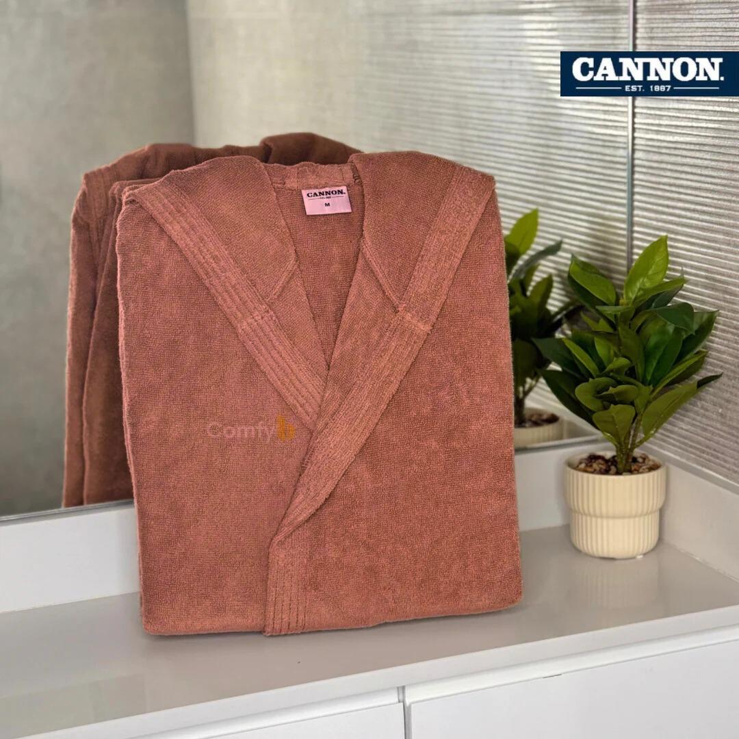 CANNON SINGLE BATHROBE 100% COTTON