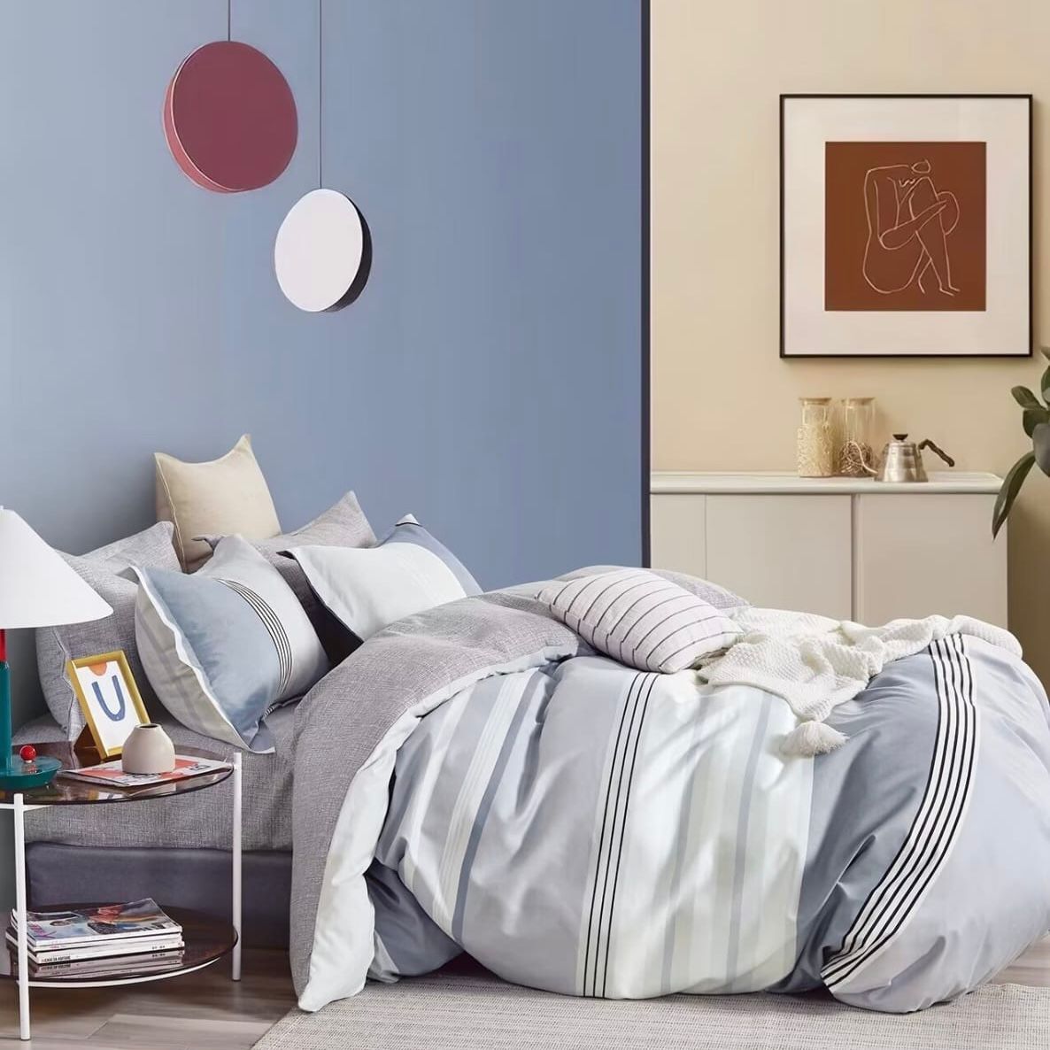 DESI MICROFIBER CNF PRINTED BEDDING SET