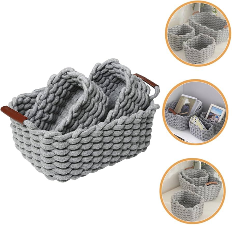 JD WOVEN BASKET SET 3 PIECE