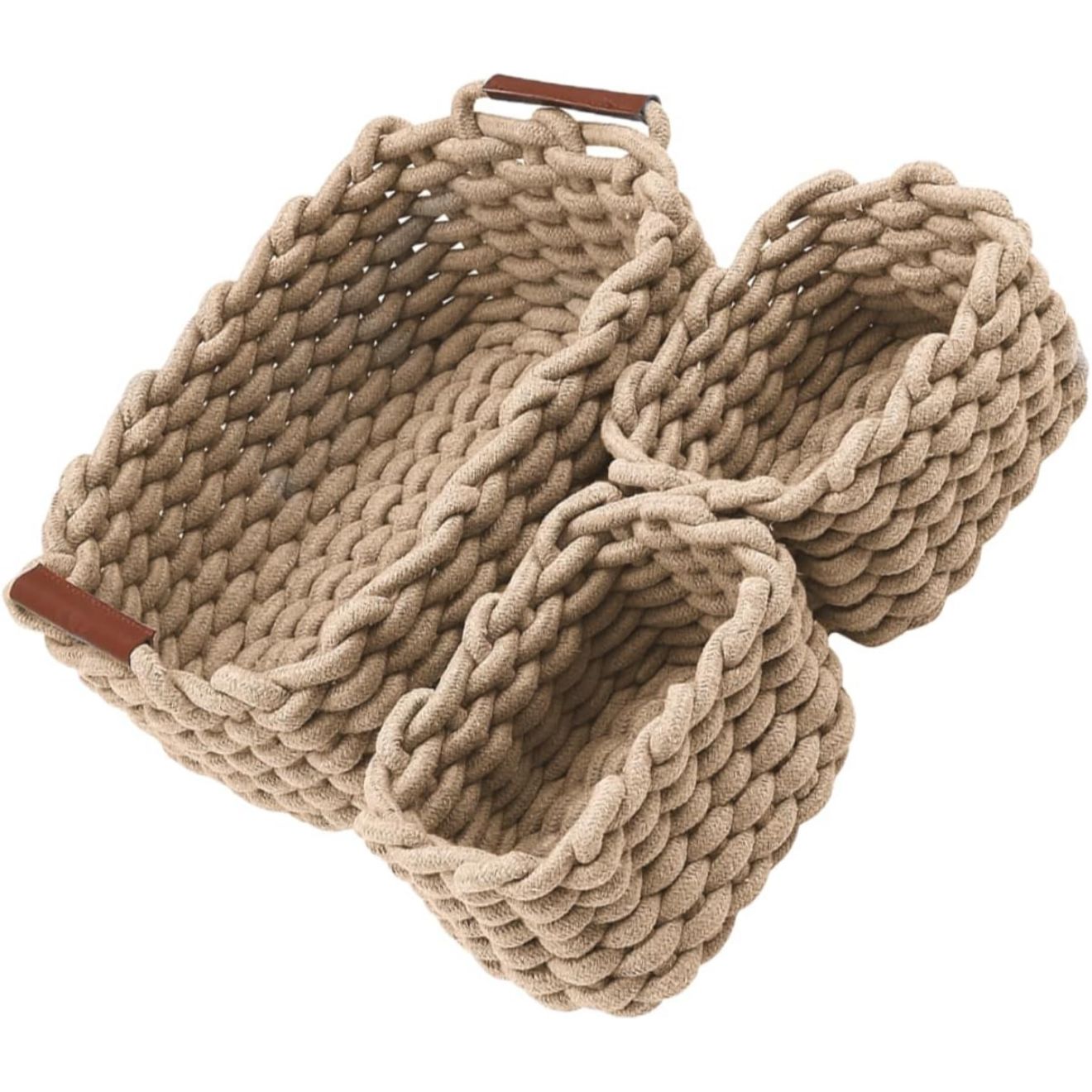 JD WOVEN BASKET SET 3 PIECE