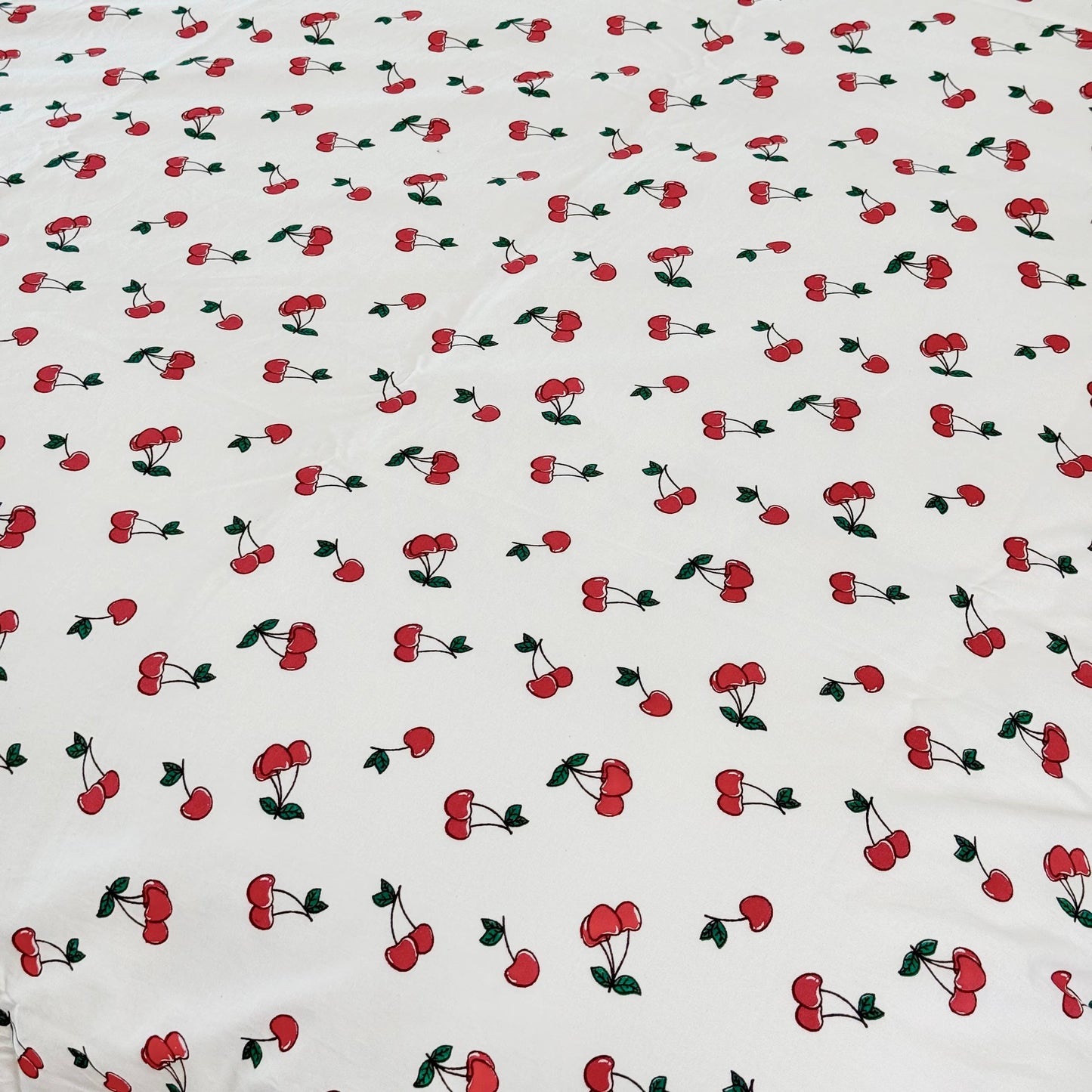 COMFYB 100% COTTON REVERSIBLE BED SET CHERRY