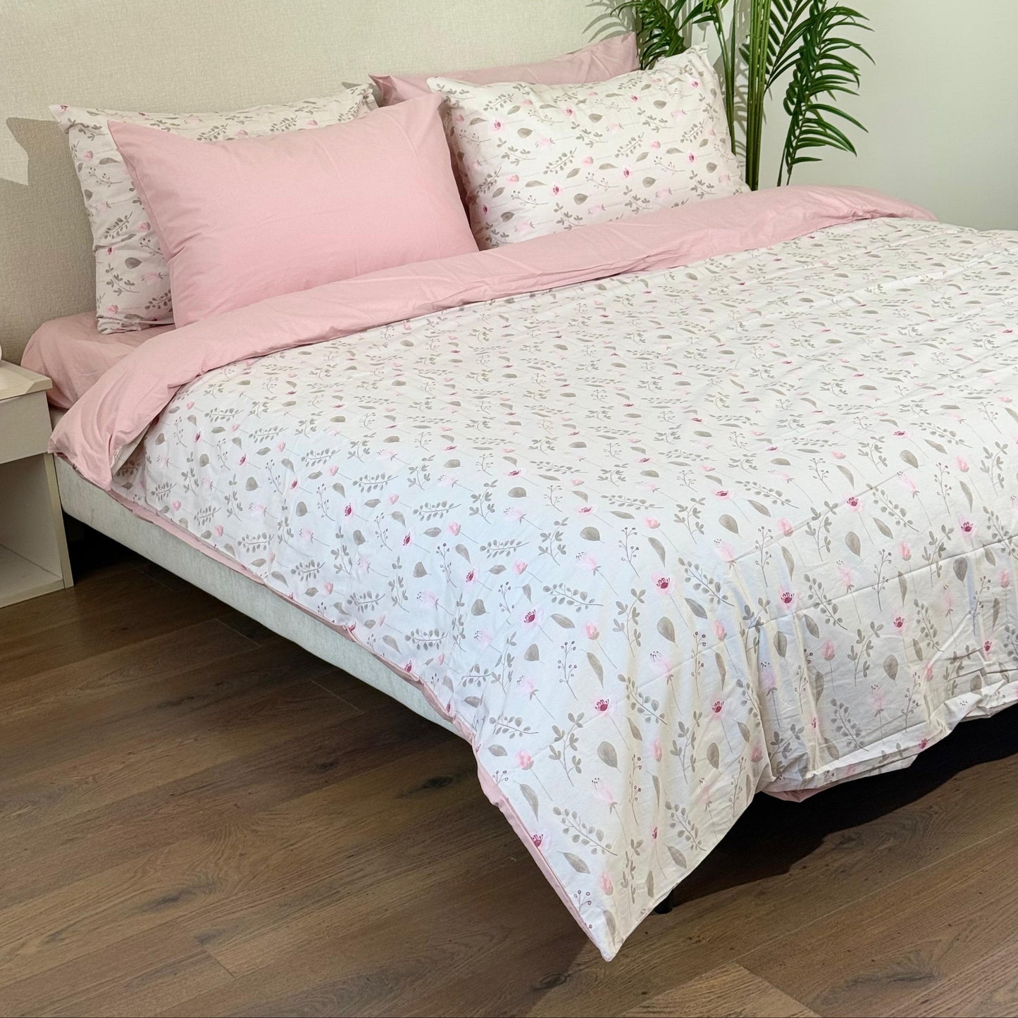 COMFYB 100% COTTON REVERSIBLE BED SET FLOW