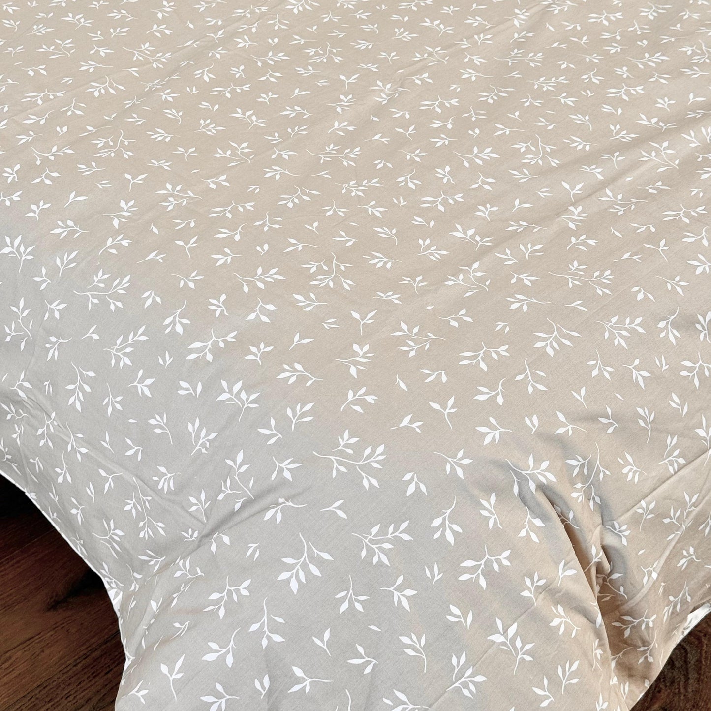 COMFYB 100% COTTON REVERSIBLE BED SET LEAF