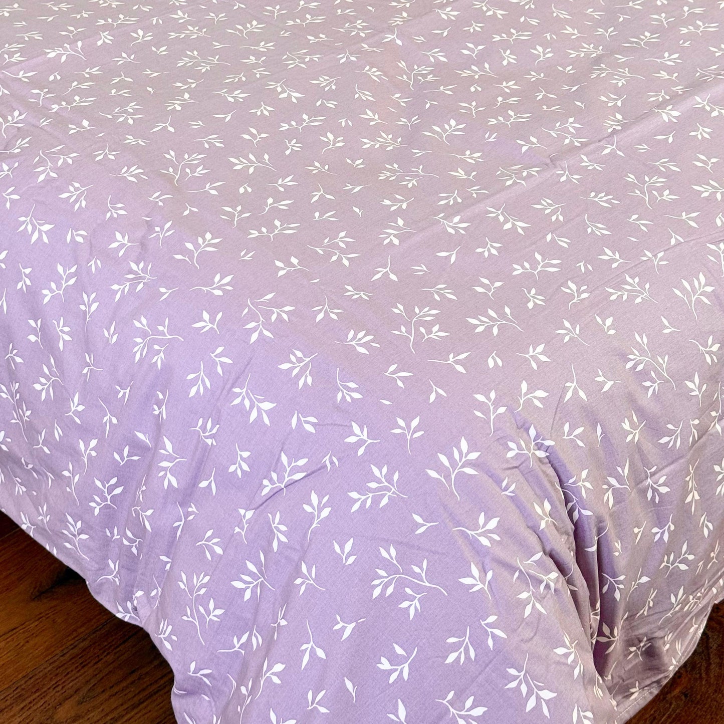 COMFYB 100% COTTON REVERSIBLE BED SET LEAF