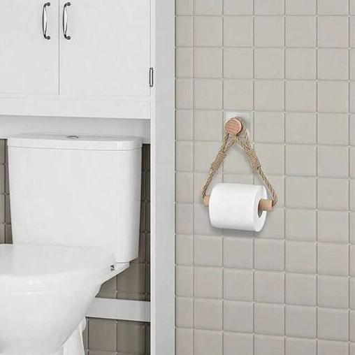 V BAMBOO HANGER WITH LEATHER