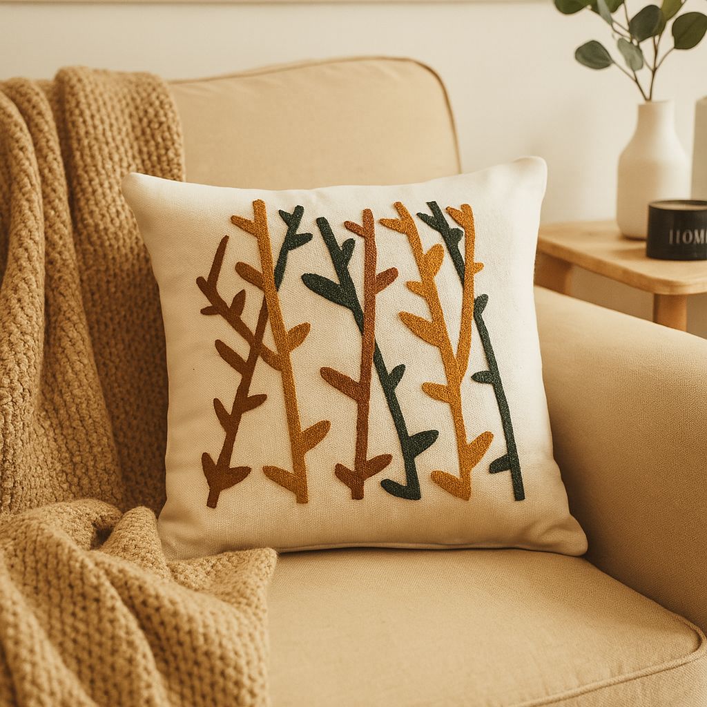 ELAV CUSHION COVER EMBROIDERED CJ