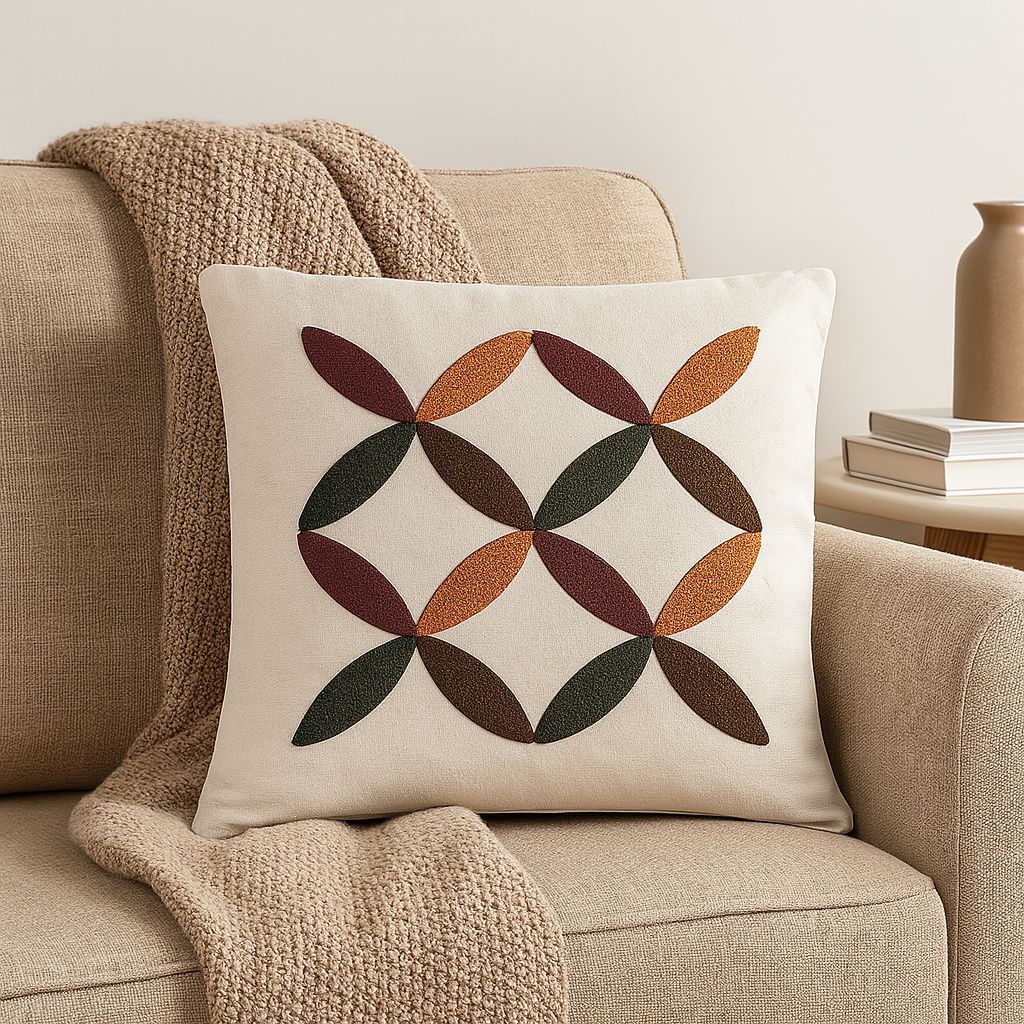 ELAV CUSHION COVER EMBROIDERED KC