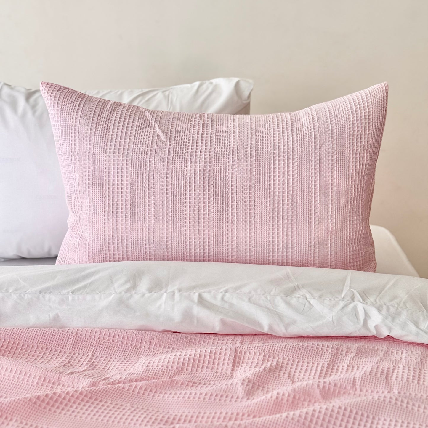 COMFYB 100% COTTON SOLID PIKE PILLOWCASES SET 2-PIECE