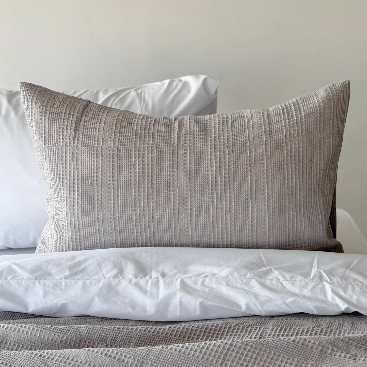 COMFYB 100% COTTON SOLID PIKE PILLOWCASES SET 2-PIECE