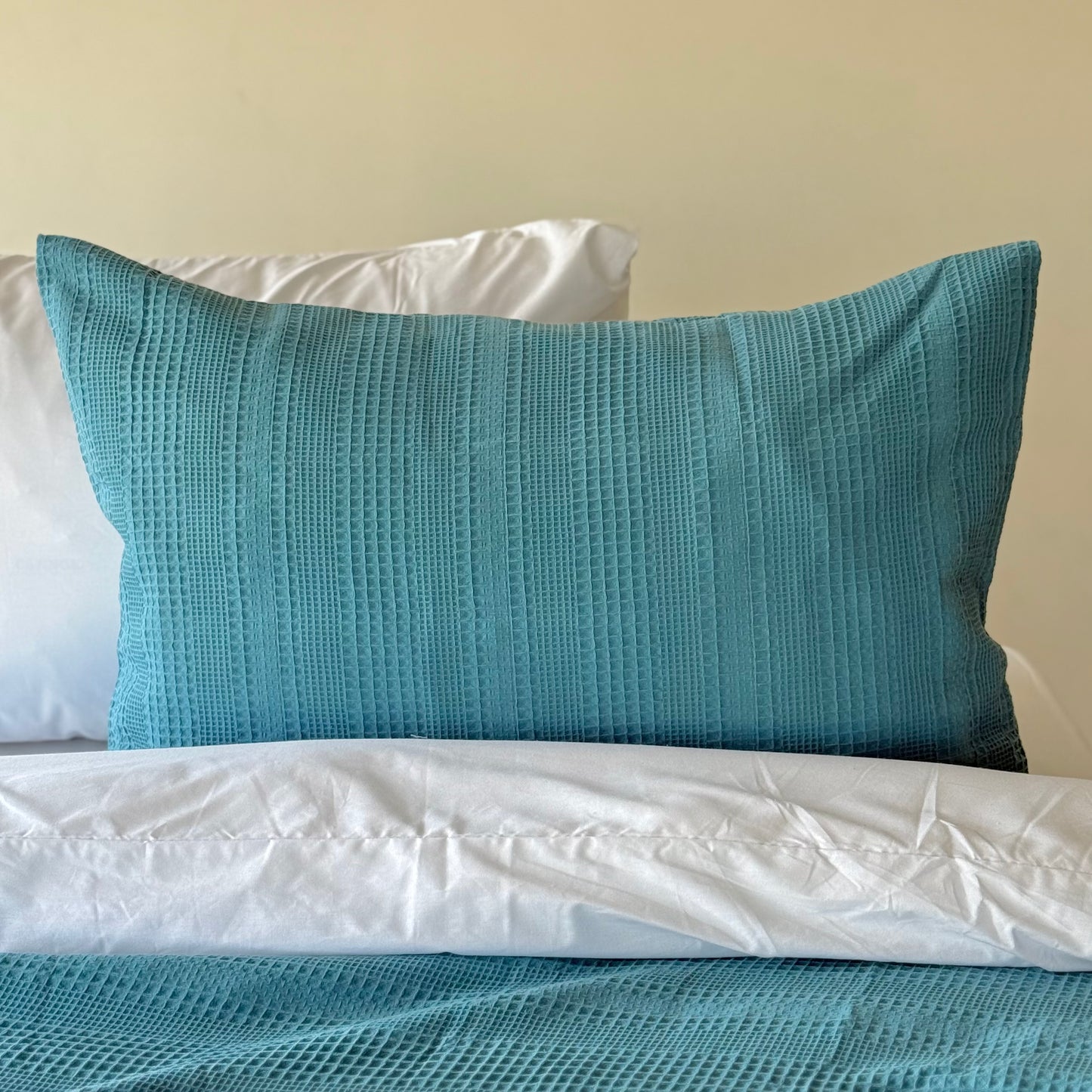COMFYB 100% COTTON SOLID PIKE PILLOWCASES SET 2-PIECE