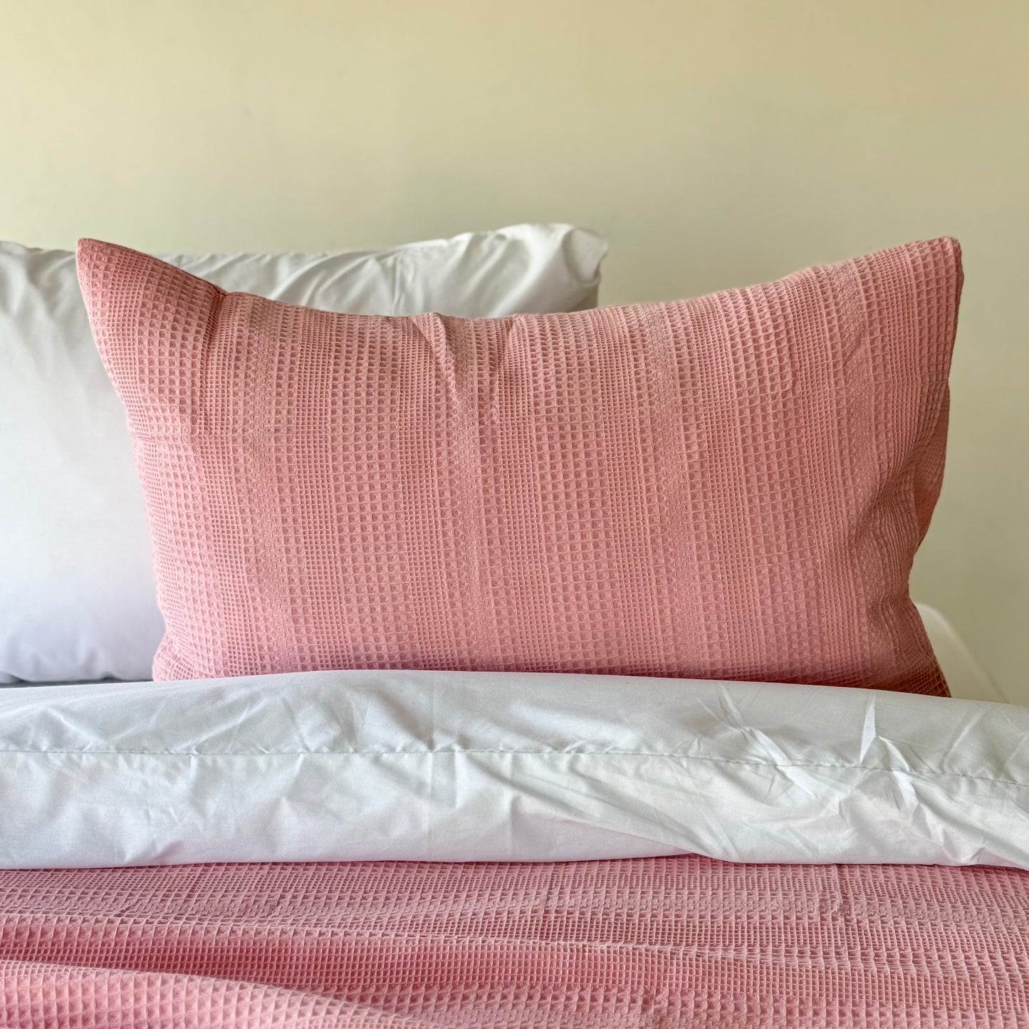 COMFYB 100% COTTON SOLID PIKE PILLOWCASES SET 2-PIECE