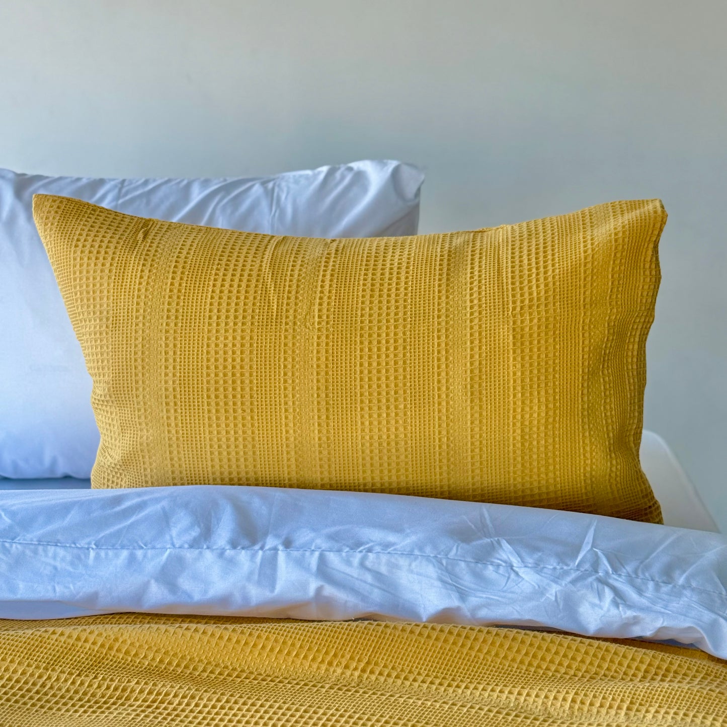 COMFYB 100% COTTON SOLID PIKE PILLOWCASES SET 2-PIECE