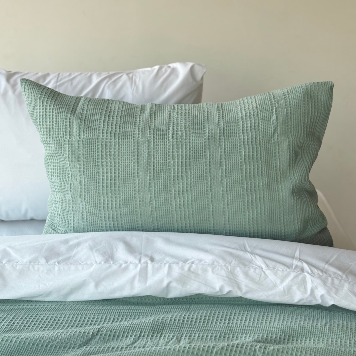 COMFYB 100% COTTON SOLID PIKE PILLOWCASES SET 2-PIECE