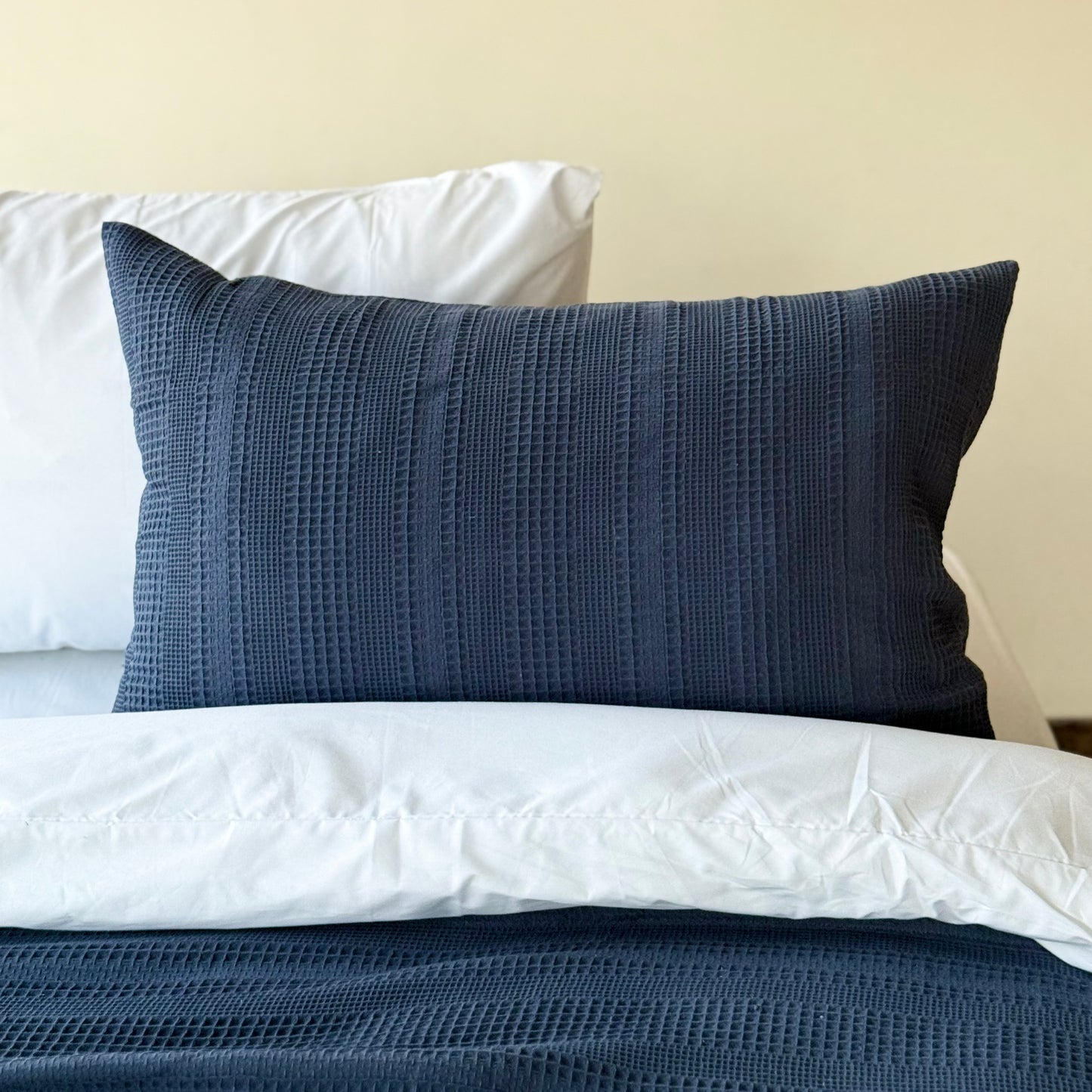 COMFYB 100% COTTON SOLID PIKE PILLOWCASES SET 2-PIECE