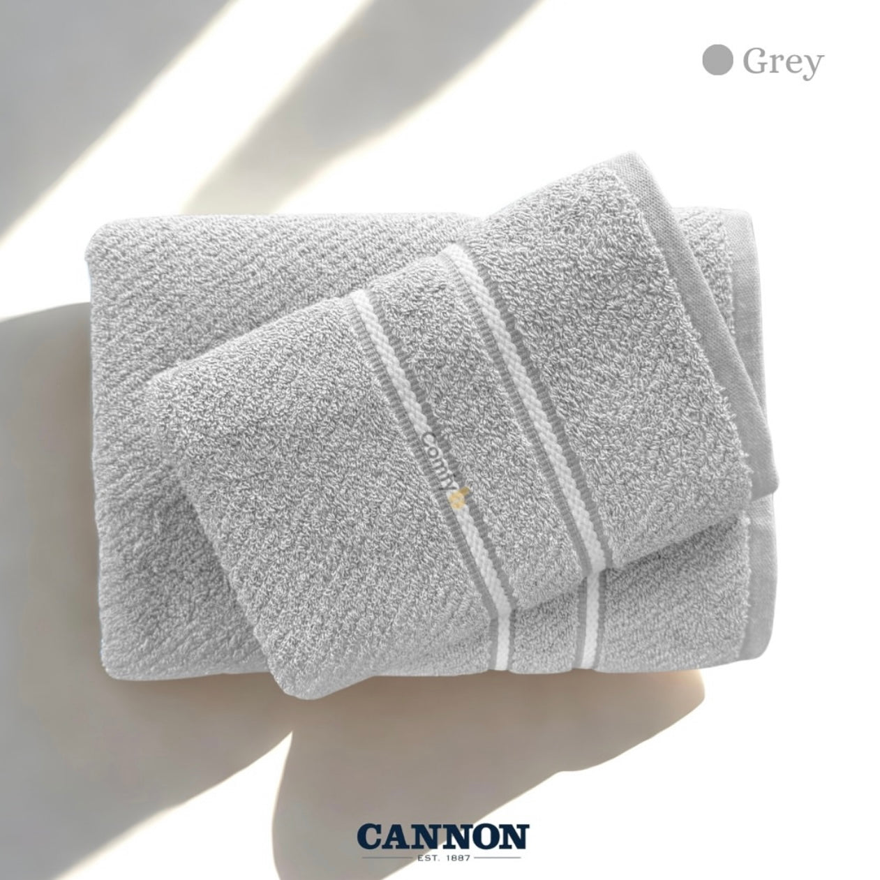 CANNON 100% COTTON TOWEL STRIPED
