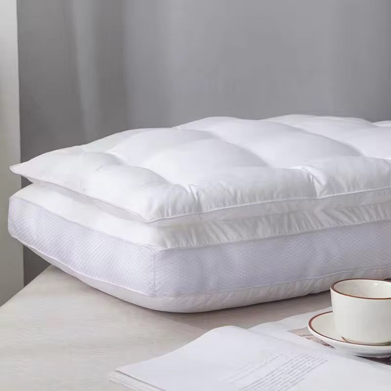COMFYB PARIS LIKE FEATHER DOUBLE LAYER PILLOW