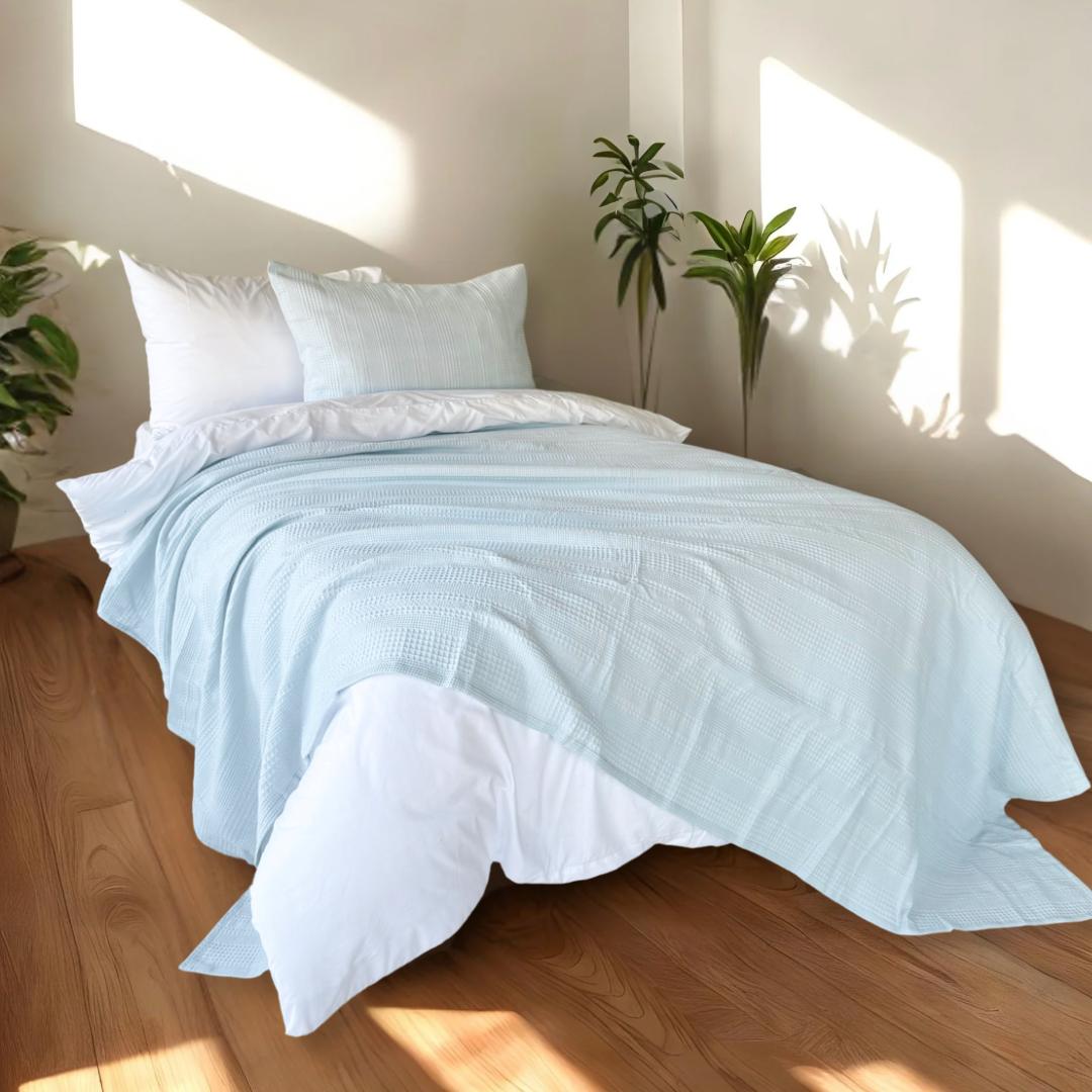 COMFYB 100% COTTON SOLID PIKE BLANKET