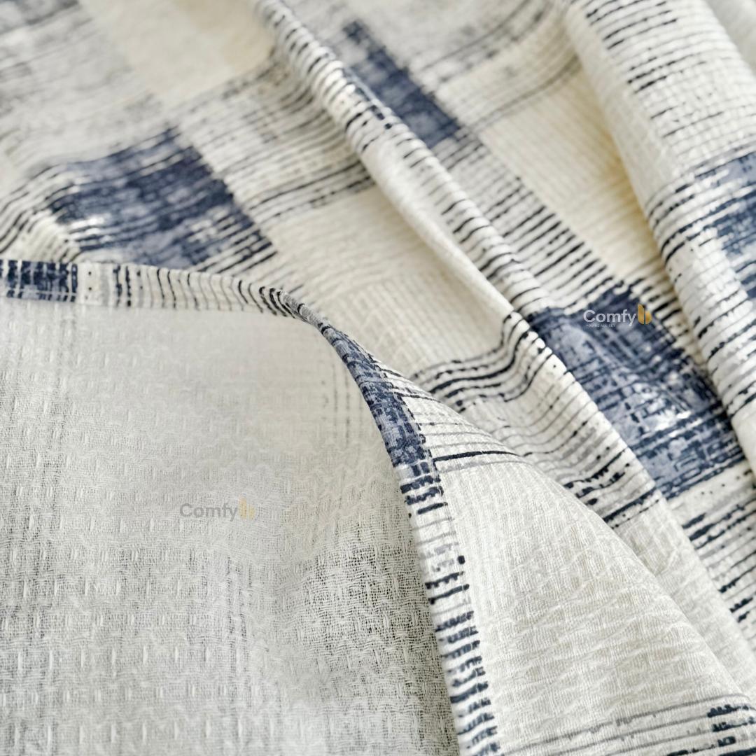 COMFYB 100% COTTON PRINTED PIKE BLANKET SQUARE