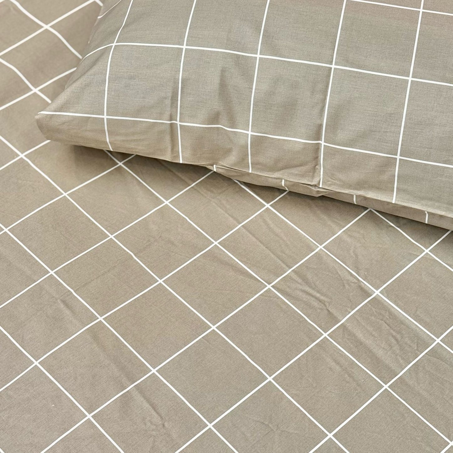 COMFYB 100% COTTON FITTED SHEET SET SQUARE