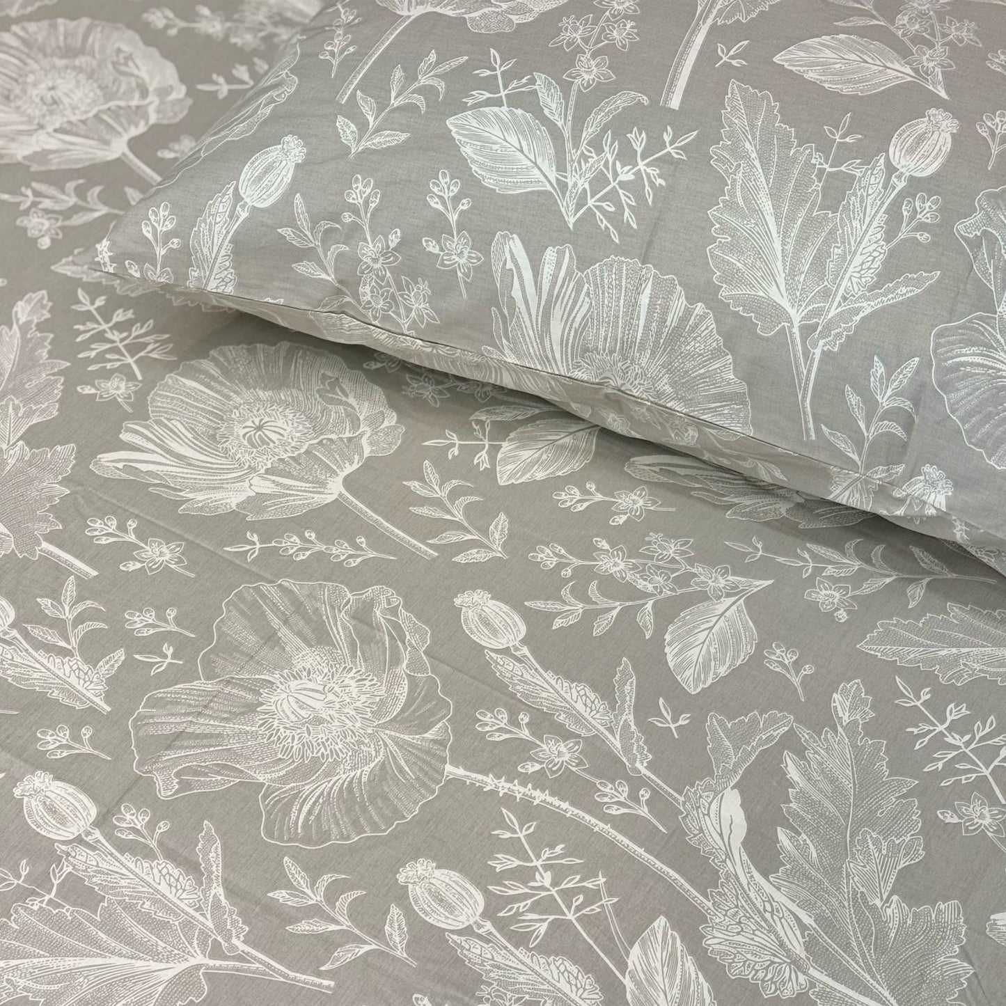 COMFYB 100% COTTON FITTED SHEET SET FLOWER