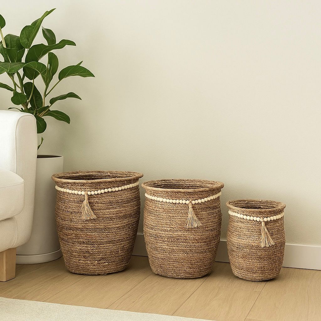 CURV STRAW STORAGE BASKET