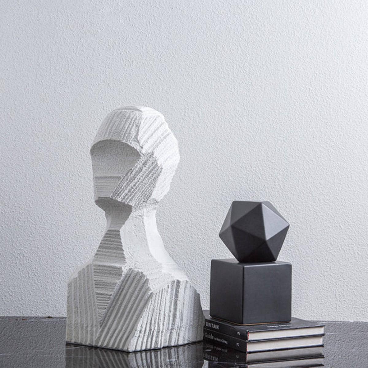 WHITE FACE VASE