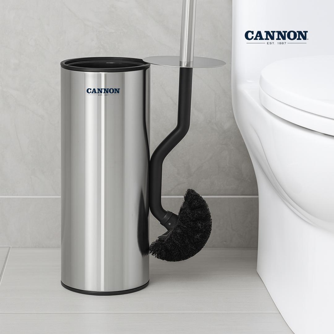 CANNON TOILET BRUSH HOLDER TALL CHROME