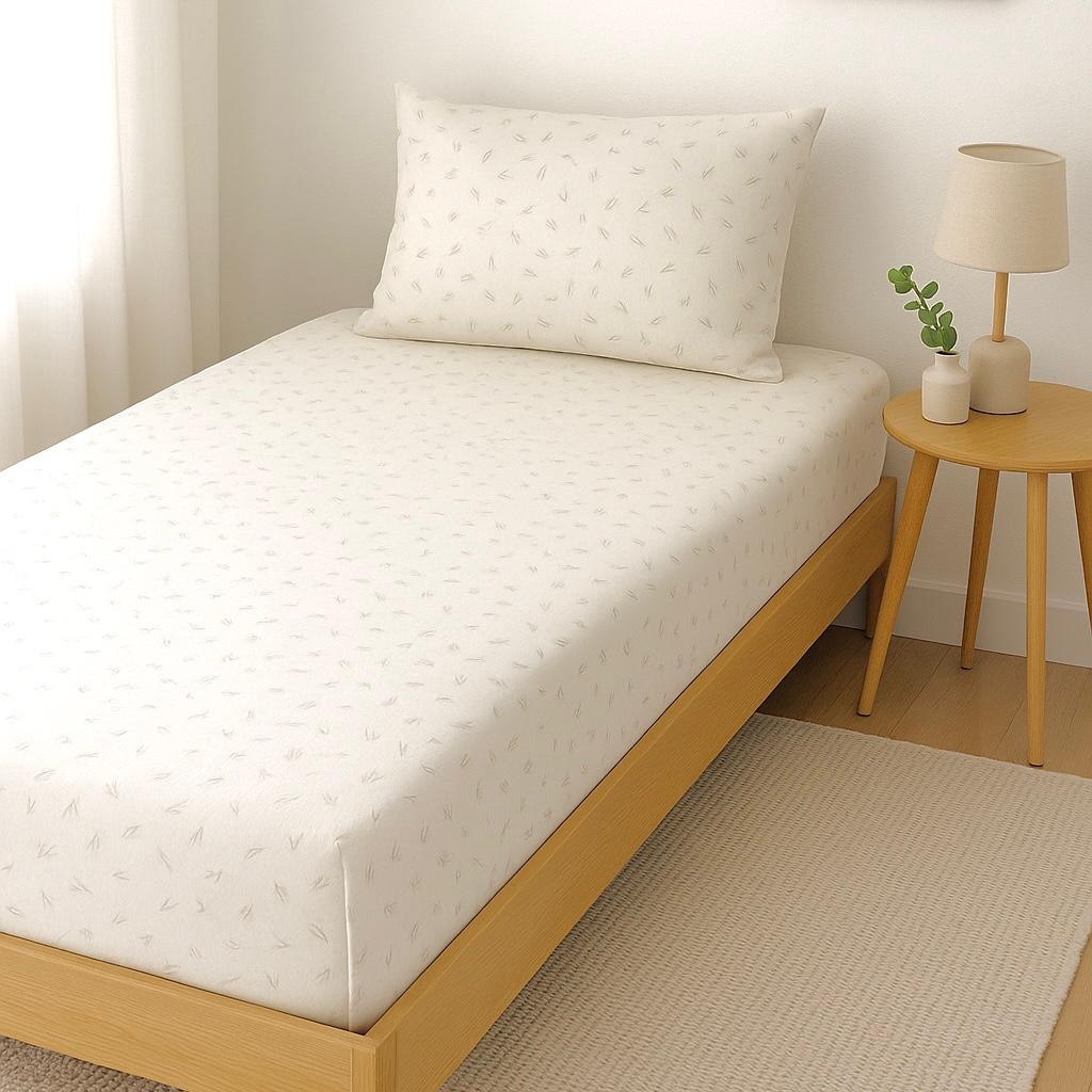 COMFYB 100% COTTON PRINTED FITTED SHEET SET MINI