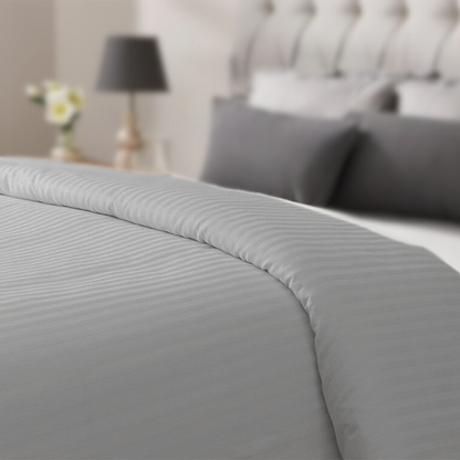 COMFYB LUXURY 100% COTTON SATIN DUVET COVER SOLID