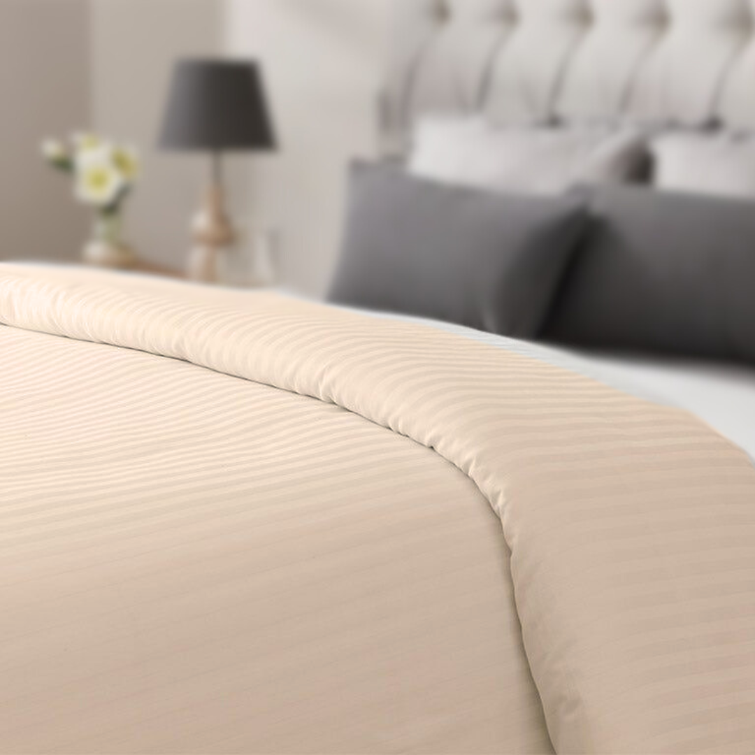 COMFYB LUXURY 100% COTTON SATIN DUVET COVER SOLID