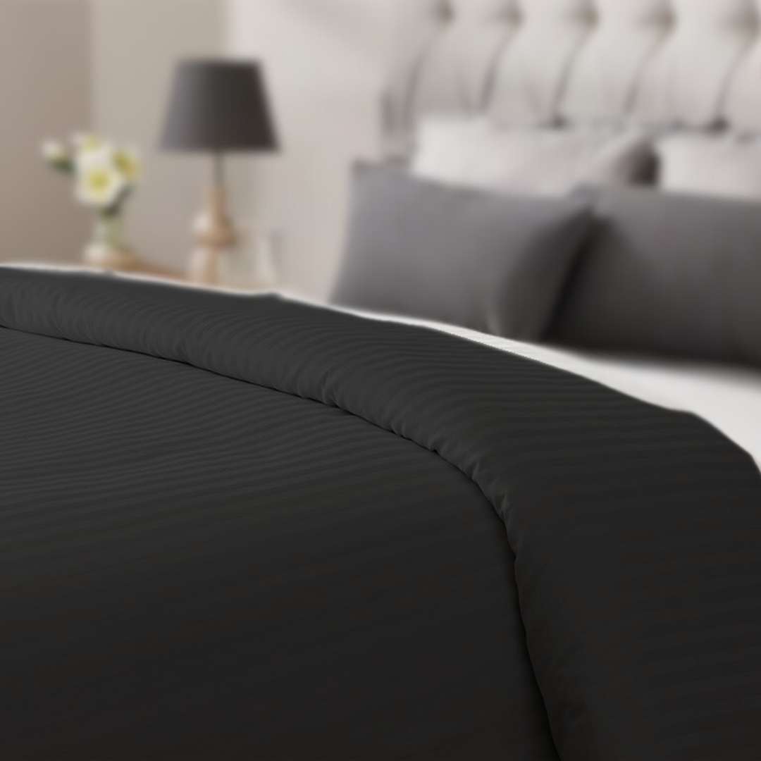 COMFYB LUXURY 100% COTTON SATIN DUVET COVER SOLID