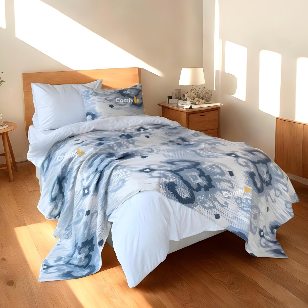 COMFYB 100% COTTON PRINTED PIKE BLANKET SPADES