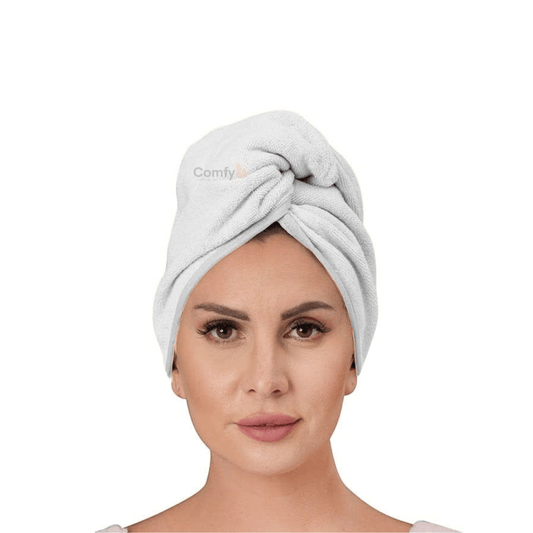 CANNON 100% COTTON HAIR TOWEL NEUTRAL